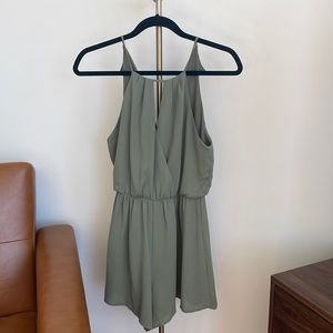 Olive Green Romper